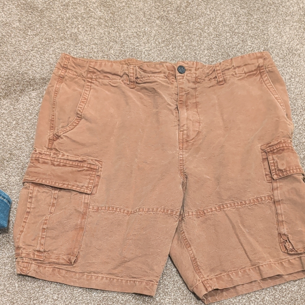 Lucky Brand Men's Cargo Shorts - Rust